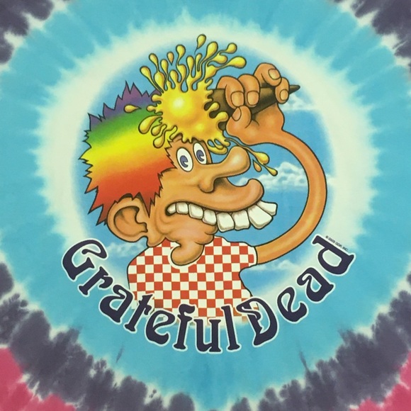 Ice Cream Cone Kid Grateful Dead Shirt Size Large - Picture 2 of 9